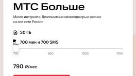 Сколько стоит 300 минут в МТС в Кант