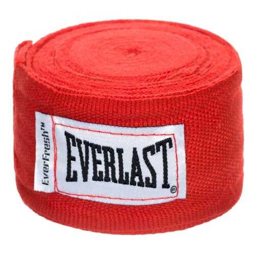 Бинт боксерский Everlast 4463RD, 2.5 м, эластик, красный в Кант