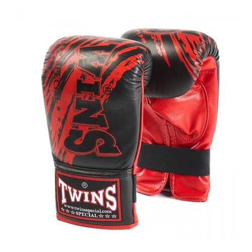 Боксерские перчатки снарядные Twins FTBGL1F-TW2 FANCY TRAINING BAG GLOVES черно-красные в Кант