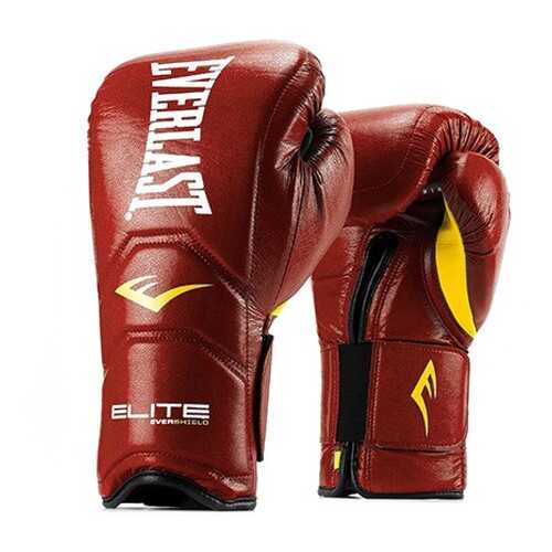 Боксерские перчатки тренировочные Everlast Elite Pro красные 16 унций в Кант