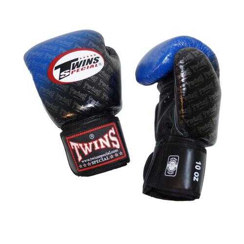 Перчатки боксерские Twins FBGVL3-TW1 FANCY BOXING GLOVES черно-синие в Кант