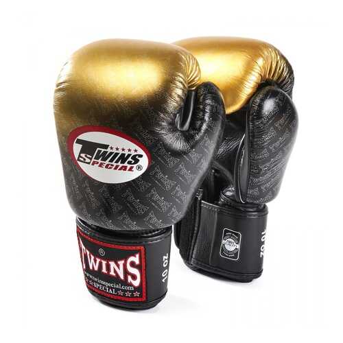 Перчатки боксерские Twins FBGVL3-TW1 FANCY BOXING GLOVES черно-золотые в Кант