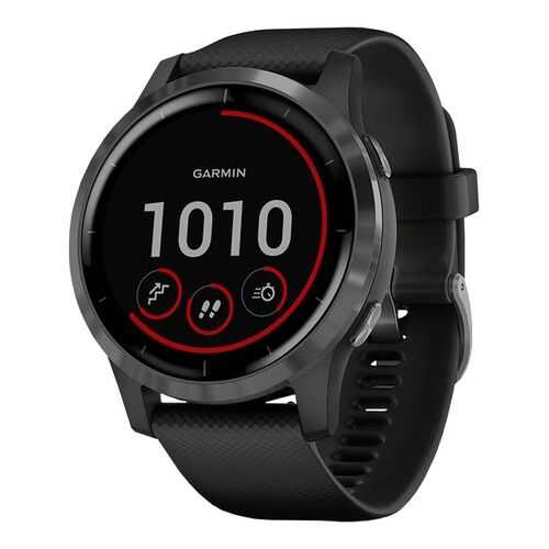 Спортивные наручные часы Garmin Vivoactive 4S Black/Slate в Кант