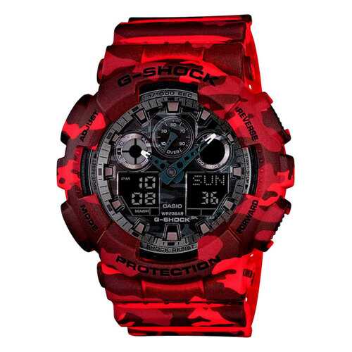 Японские наручные часы Casio G-Shock GA-100CM-4A с хронографом в Кант