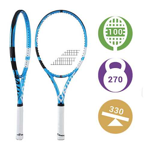 Ракетка для большого тенниса Babolat Pure Drive Lite 2018 синяя в Кант