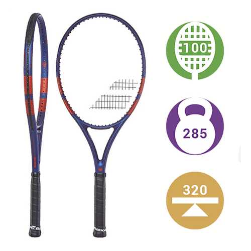 Ракетка для большого тенниса Babolat Pure Drive Team Roland Garros 2019 синяя в Кант