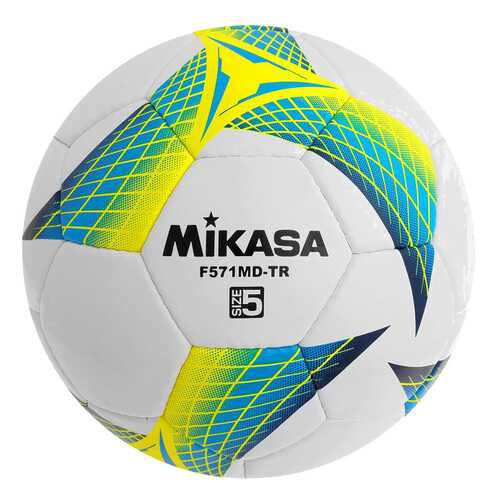 Футбольный мяч Mikasa F571MD-TR-B №5 white/yellow/blue в Кант