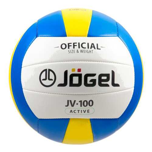 Волейбольный мяч Jogel JV-100 №5 blue/white/yellow в Кант