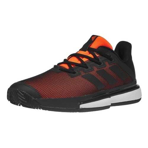 Кроссовки Adidas Solematch Bounce M, core black /core black /solar orange, 44.5 EU в Кант