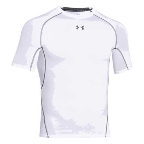 Футболка Under Armour HeatGear Armour Compression SS, 100 белая, XL в Кант