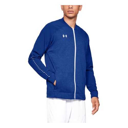 Куртка Under Armour Knit Warm Up Full Zip, 400 синяя, MD в Кант