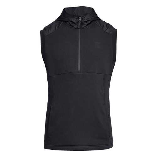 Спортивный жилет Under Armour Microthread Terry Half Zip Hooded SL, 001 черный, SM в Кант