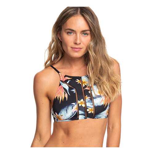 Верх купальника Roxy Dreaming Day ERJX303870, anthracite tropical love, L в Кант