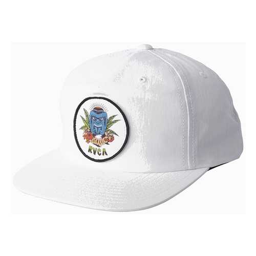 Бейсболка Rvca Tiki Snapback, One Size, white в Кант