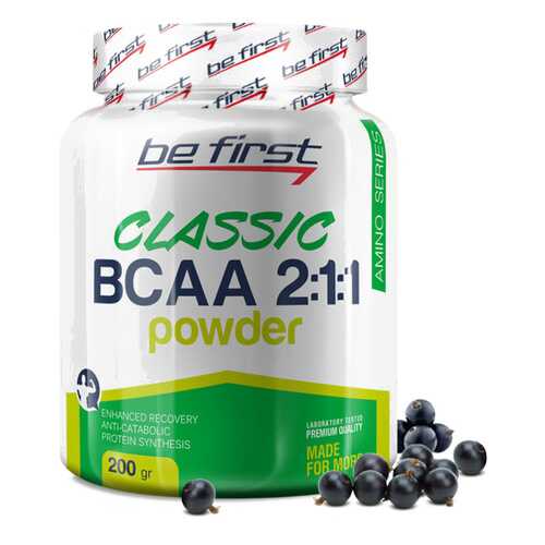 Be First BCAA Classic Powder 200 г черная смородина в Кант