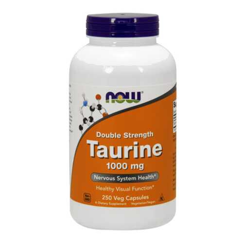 NOW Sports Double Strength Taurine 1000 250 капсул без вкуса в Кант