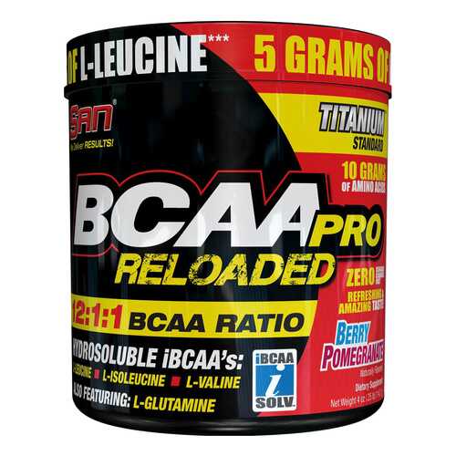 SAN BCAA Pro Reloaded 114 г клубника/киви в Кант