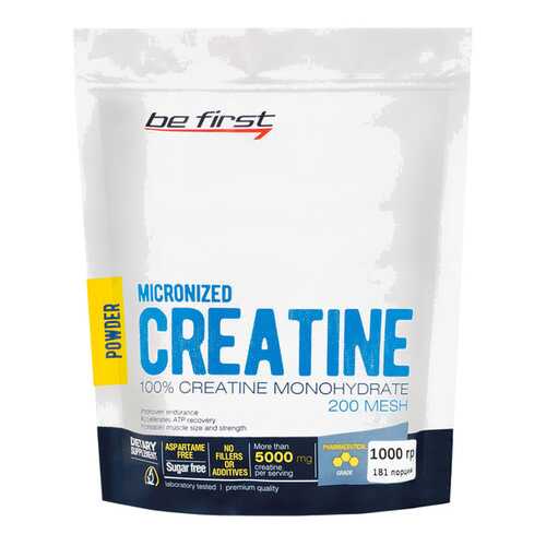 Be First Micronized Creatine Monohydrate Powder 1000 г без вкуса в Кант