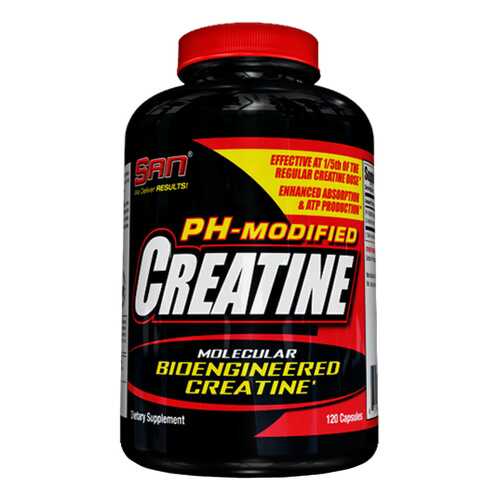 SAN PH-Modified Creatine 120 капсул без вкуса в Кант