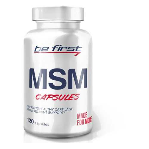 Be First MSM capsules (120 капсул) - метилсульфонилметан для суставов, против воспаления в Кант