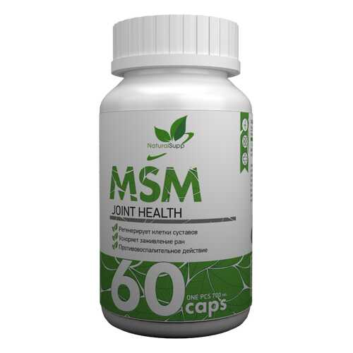 MSM NaturalSupp 60 капсул unflavored в Кант