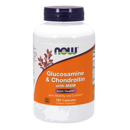 NOW Glucosamine & Chondroitin with MSM (180 капсул) в Кант