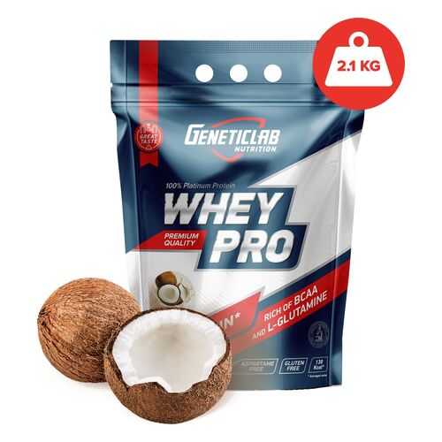 GeneticLab Nutrition Whey Pro 2,1 кг (вкус: кокос) в Кант