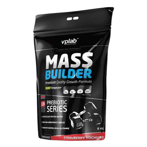 Гейнер VPLab Mass Builder 5000 г Strawberry Yoghurt в Кант