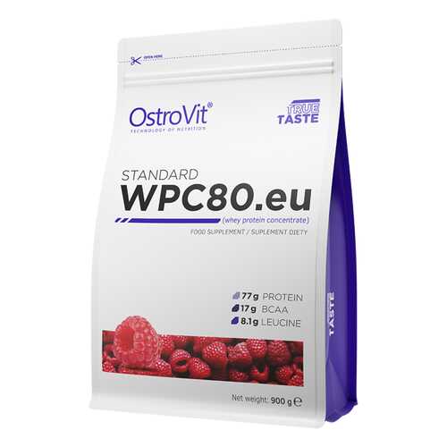 Ostrovit Standard WPC80.eu (900 г) (Малина) в Кант