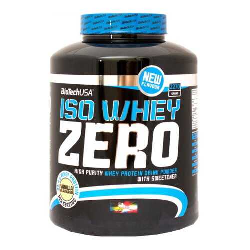 Протеин BioTech Iso Whey Zero 2270 г Vanilla в Кант