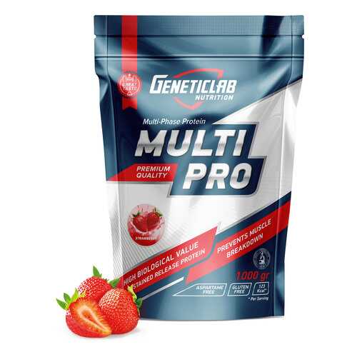 Протеин GeneticLab Nutrition Multi Pro 1000 г Strawberry в Кант