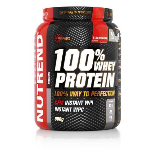 Протеин NUTREND 100% Whey Protein (0.9 кг) клубника в Кант