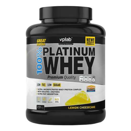 Протеин VPLab 100% Platinum Whey 2300 г Lemon Cheesecake в Кант