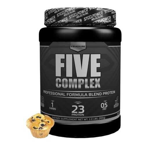 Пятикомпонентный протеин FIVE COMPLEX, вкус Черничный маффин, 900 гр, STEELPOWER в Кант