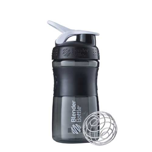 Шейкер BlenderBottle SportMixer 591 мл Black/White черный/белый в Кант