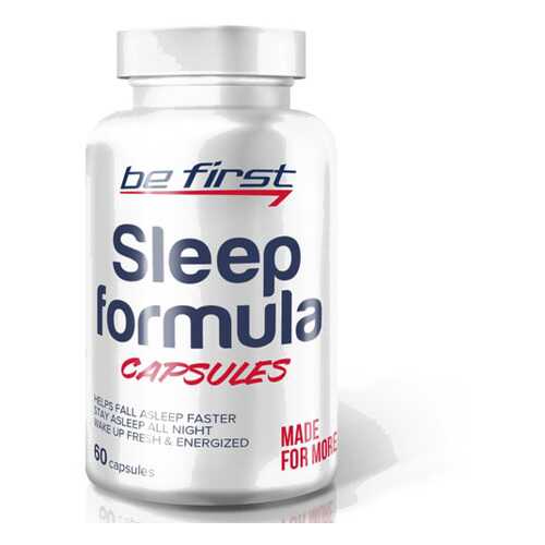 Be First Sleep Formula (60 капсул) - формула сна в капсулах в Кант