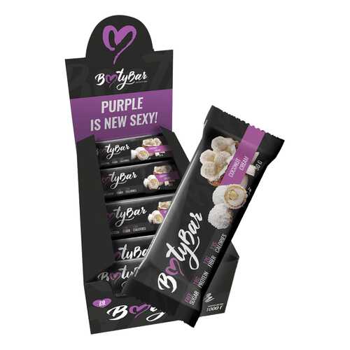 Батончик BootyBar Protein Bar 20 50 г, 20 шт., кокосовый крем в Кант