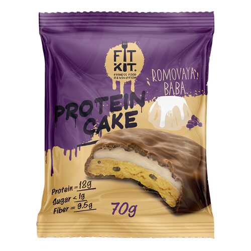 Fit Kit Protein Cake 70 г мини-набор из 3 шт Ромовая баба в Кант