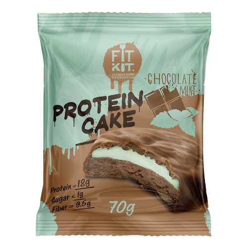 Fit Kit Protein Cake 70 г мини-набор из 3 шт Шоколад-мята в Кант