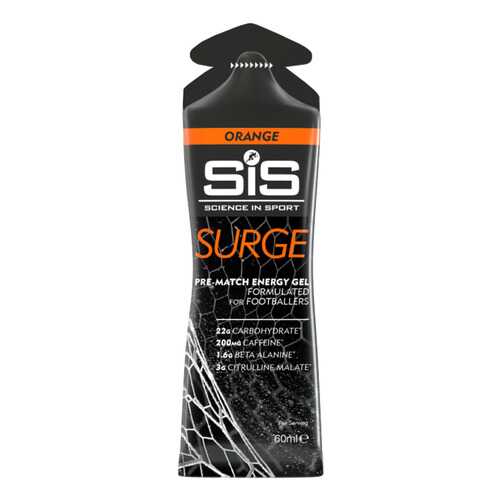 Энергетик SiS Pack Gels Energy Surge Pre-Match 60 мл, 6 шт., апельсин в Кант