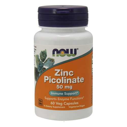 Цинк NOW Sports Zinc Picolinate 60 капсул в Кант