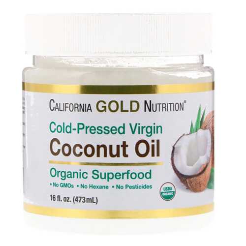 California Gold Nutrition Coconut Oil Organic Extra Virgin 473 ml в Кант