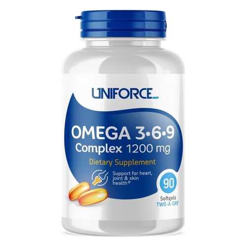 Uniforce Omega-3-6-9 Complex 1200mg 90cap (90 капсул) в Кант