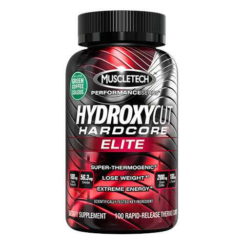 Жиросжигатель MuscleTech Hydroxycut Hardcore Elite, 100 капсул в Кант