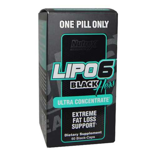 Жиросжигатель Nutrex Lipo 6 Black Hers Ultra Concentrate, 60 капсул в Кант