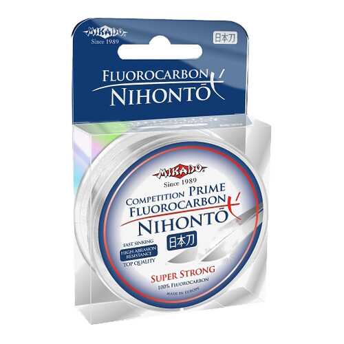 Леска монофильная Mikado Nihonto Fluorocarbon Prime 0,45 мм, 30 м, 12,22 кг в Кант