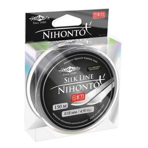 Леска монофильная Mikado Nihonto Silk Line 0,18 мм, 150 м, 4,9 кг в Кант