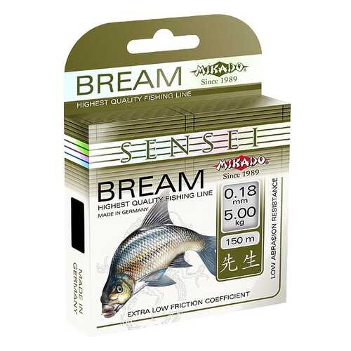 Леска монофильная Mikado Sensei Bream 0,26 мм, 150 м, 8,75 кг в Кант