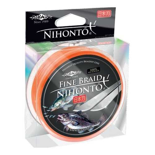 Шнур плетёный Mikado Nihonto Fine Braid Orange, 0,5 в Кант