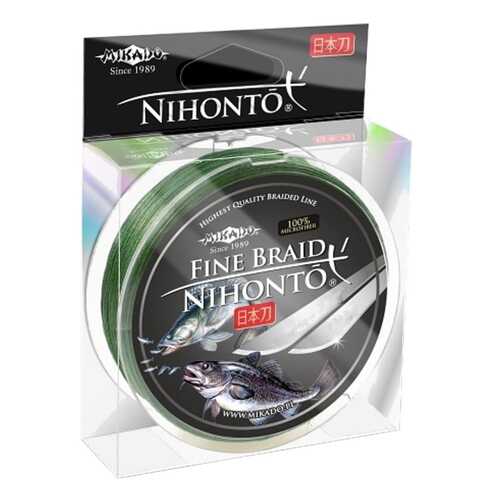 Шнур плетёный Mikado Nihonto Green 0,10 мм/150 м в Кант